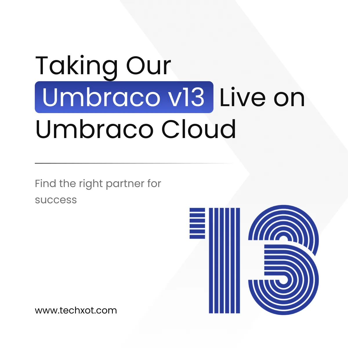 Taking-Our-Umbraco-v13-Project-Live-on-Umbraco-Cloud---Techxot-Official-Umbraco-Partner.webp